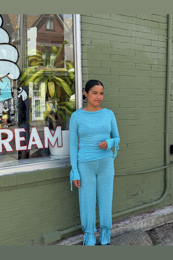 Meter Moda Tubular Pant - Aquamarine