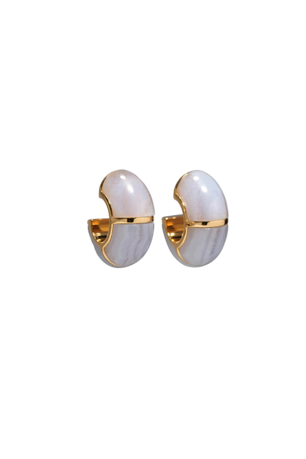 Lizzie Fortunato Zellige Hoops Earrings
