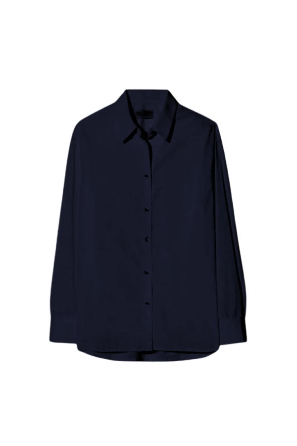 Nili Lotan Amante Shirt - Midnight