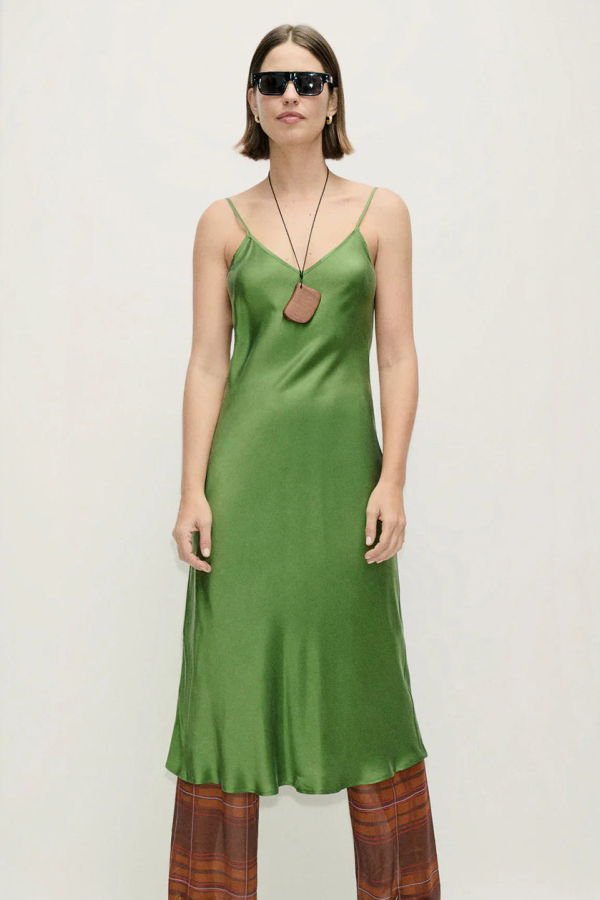 Silk Laundry 90s Slip Dress