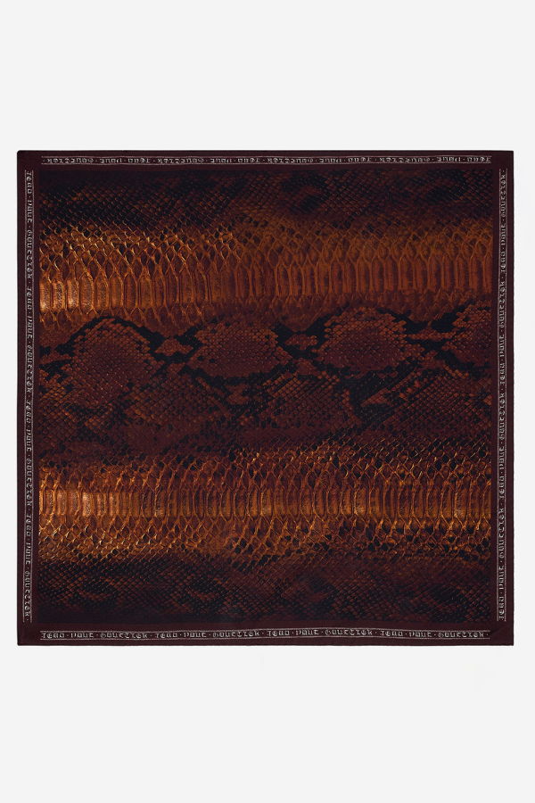 Jean Paul Gaultier Python Silk Scarf