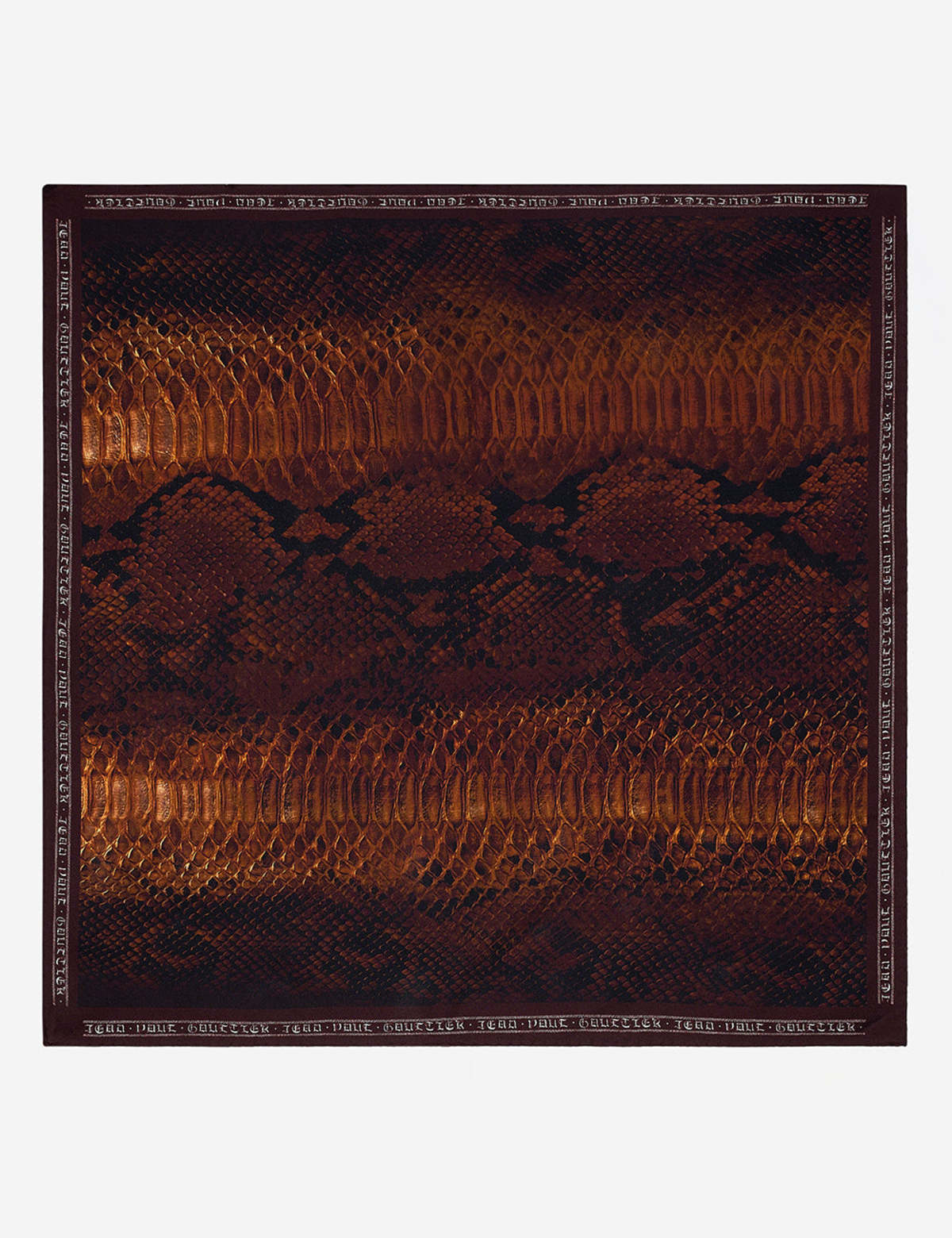 Jean Paul Gaultier Python Silk Scarf - Image 1 of 1