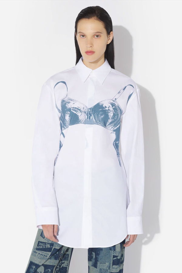 Jean Paul Gaultier The Scanned Bra Shirt