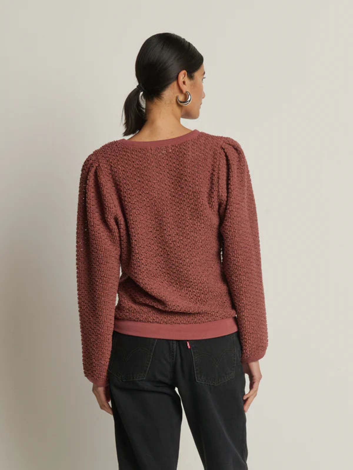 Nation Etta Lace Popover Top - Image 2 of 5