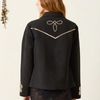 Alix Of Bohemia Francis Lovebird Coin Jacket - Black - Thumbnail 2
