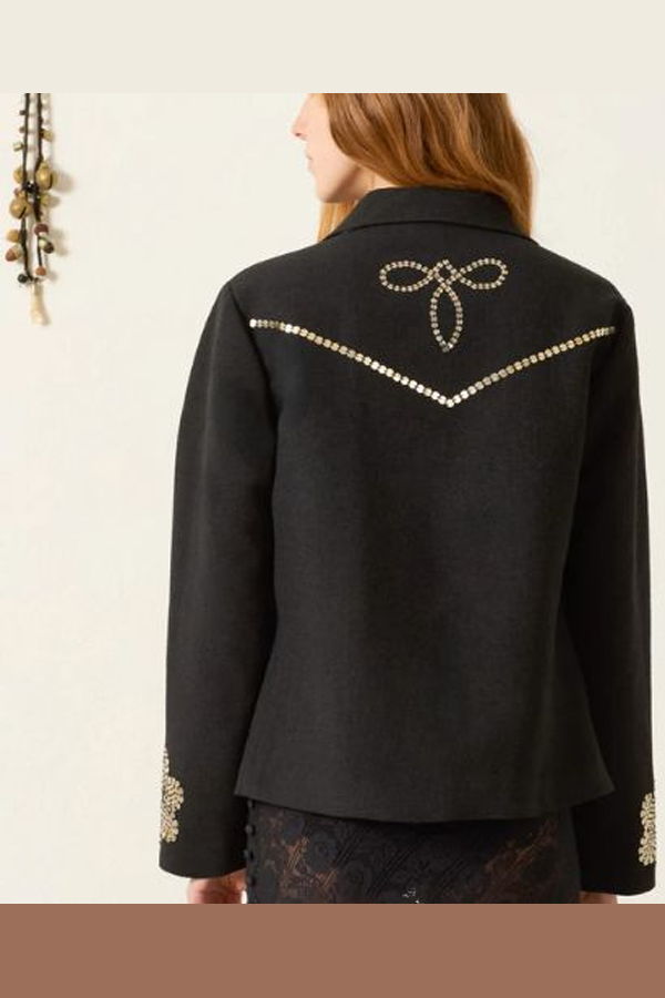 Alix Of Bohemia Francis Lovebird Coin Jacket - Black