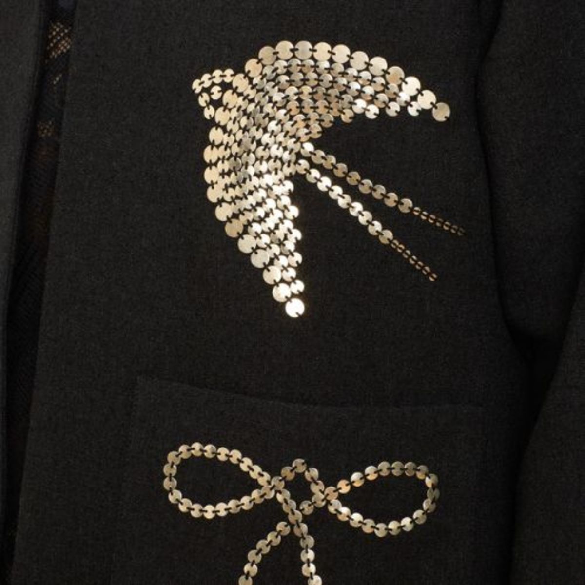 Alix Of Bohemia Francis Lovebird Coin Jacket - Black - Image 4 of 4