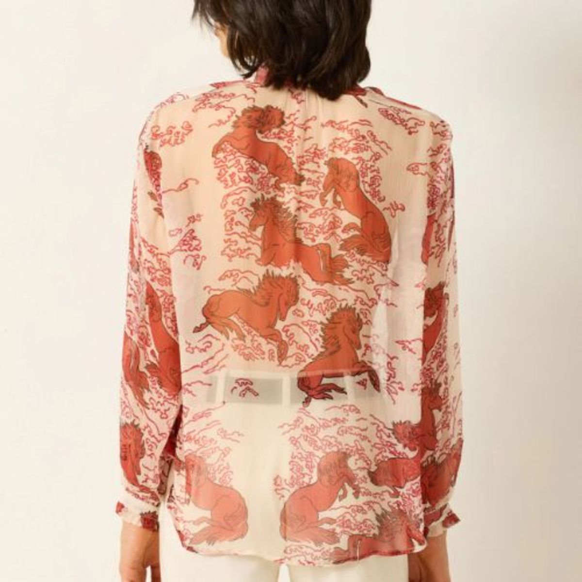 Alix Of Bohemia Poet Rouge Pegasus Blouse - Off-White - Image 2 of 4