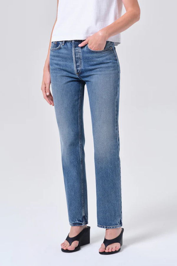 AGOLDE Lana High Rise Straight Jeans