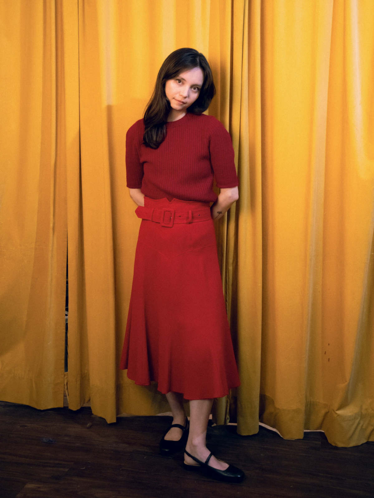 Vintage Short Sleeve Sweater - Maroon - Image 2 of 2