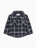 KIDS colored organics Lev Flannel Long Sleeve Collared Shirt - Thumbnail 1