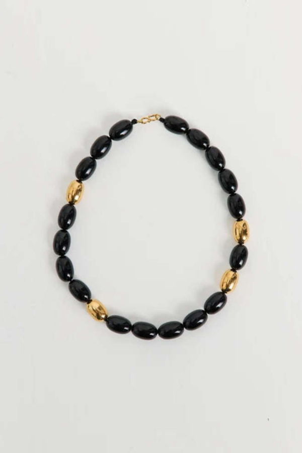 Heaven Mayhem Clementine Necklace - Black/Gold