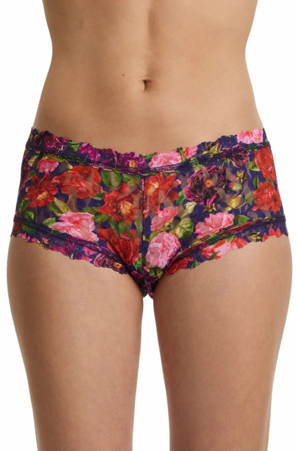 Hanky Panky Printed Boyshort Wrapped - Winters Tale Navy
