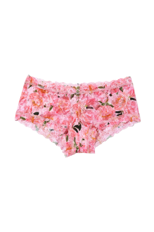Hanky Panky Printed Boyshort Wrapped - Dancing Petals Pink