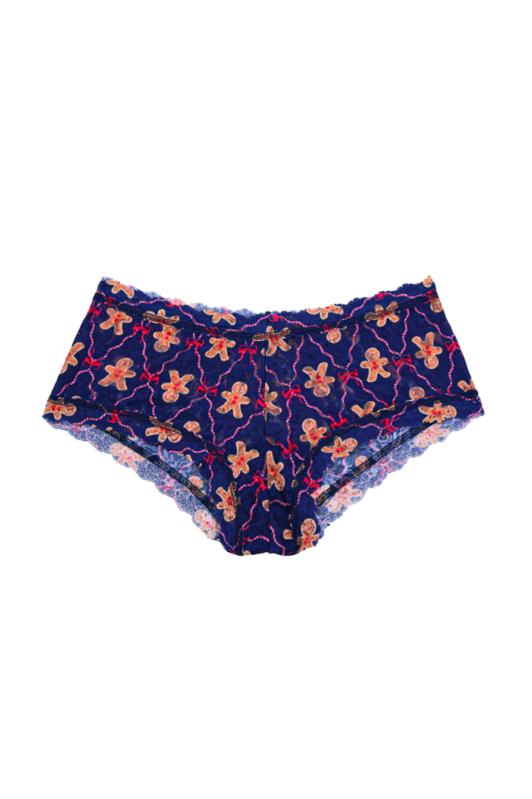 Hanky Panky Printed Boyshort Wrapped - Cookie Cutter Navy