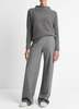 VINCE High Waist Wool Blend Bias Pant - Heather Grey - Thumbnail 1