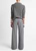 VINCE High Waist Wool Blend Bias Pant - Heather Grey - Thumbnail 2