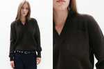 Talia Byre V Neck Jumper - Thumbnail 1
