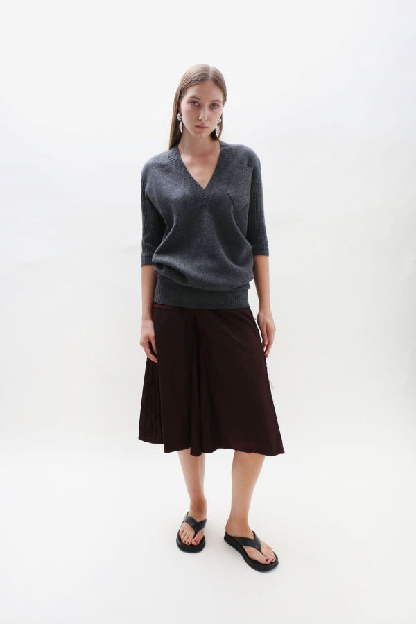 Talia Byre Cashmere Dress - Grey