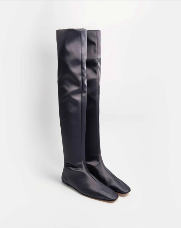 Alysi Satin Over-the-Knee "Sock" Boot