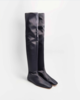 Alysi Satin Over-the-Knee "Sock" Boot - Thumbnail 1