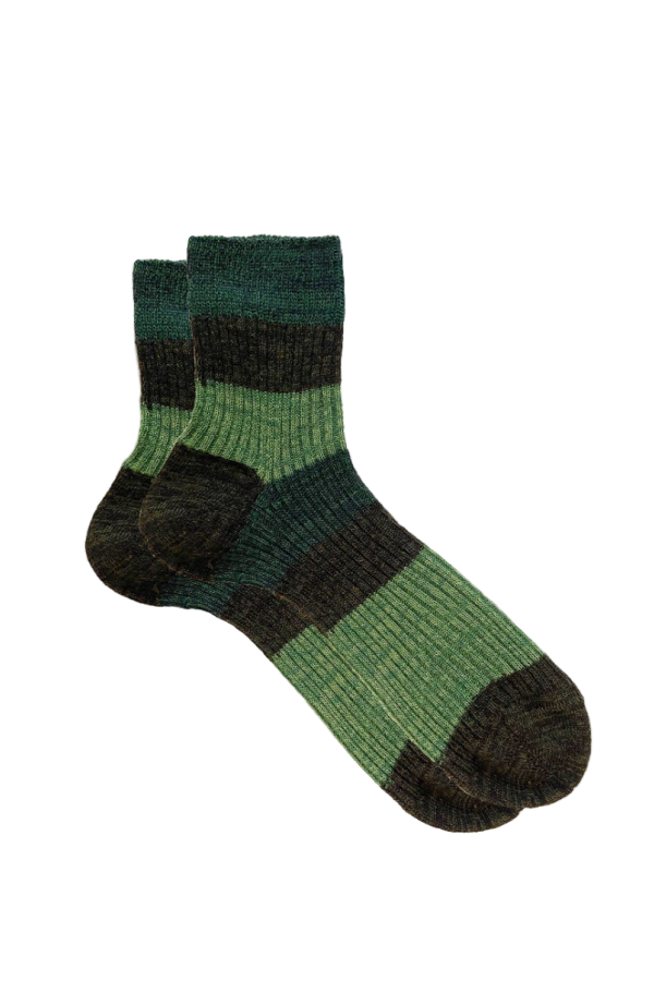 Maria La Rosa Sotto Bosco Sock - Turquoise
