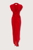 Victoria Beckham Twist Detail CDC Dress - Red - Thumbnail 1