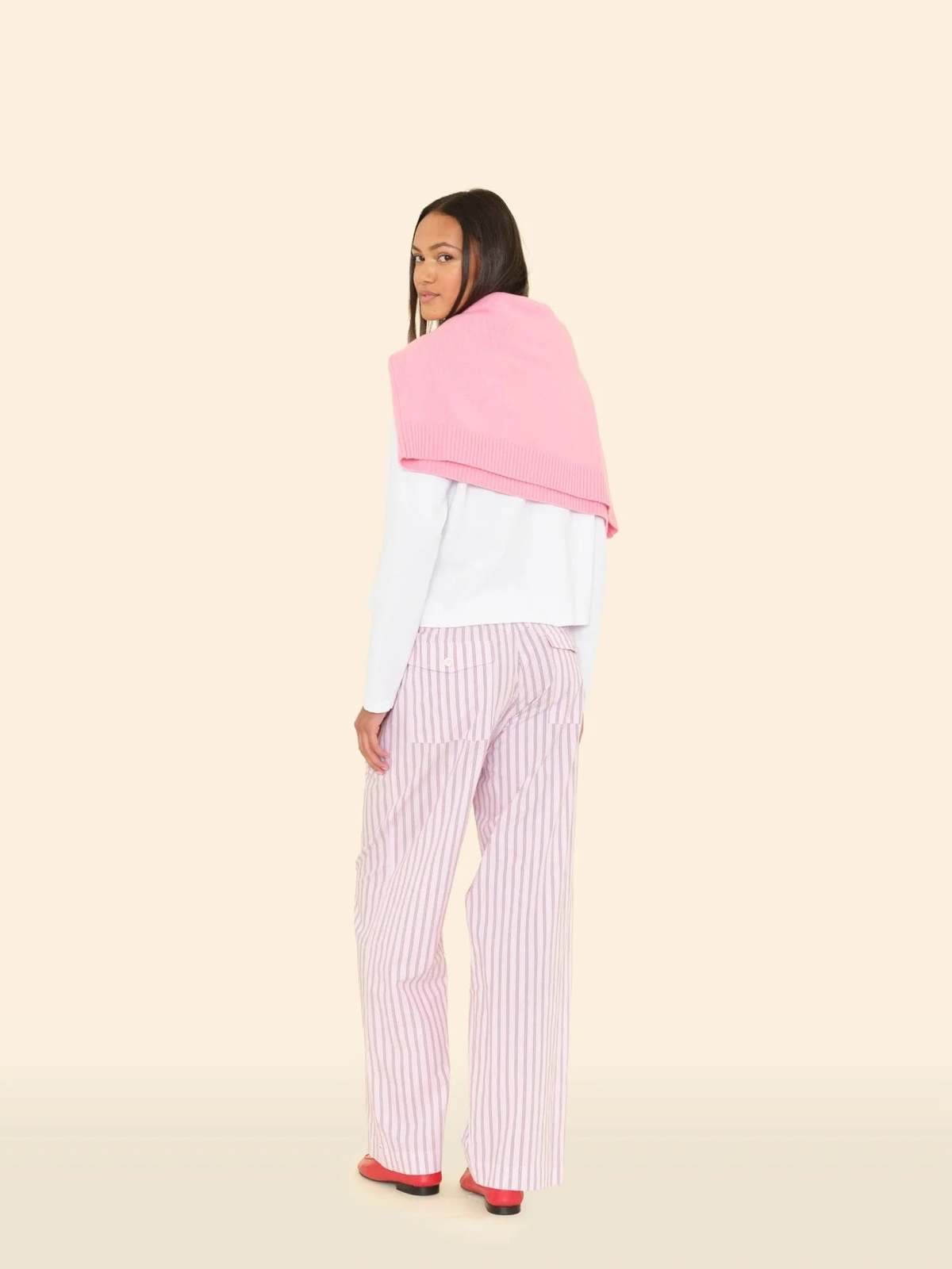 Xirena Brinna Pant - Blush Cherry Stripe - Image 2 of 3