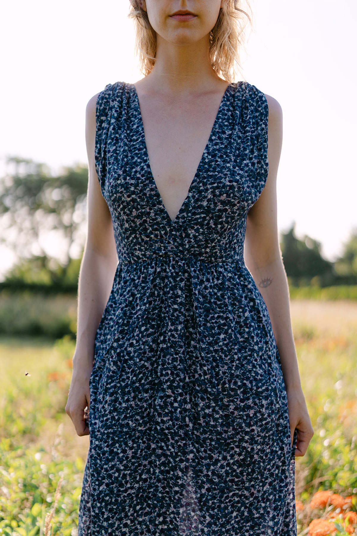 Conrado Frances Drawstring Print Maxi Dress - Image 2 of 10