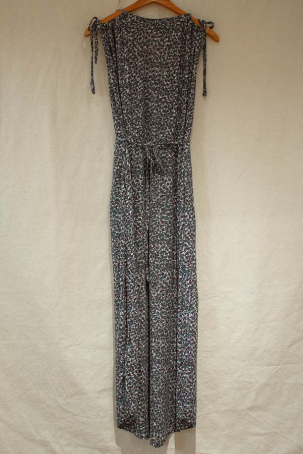 Conrado Frances Drawstring Print Maxi Dress