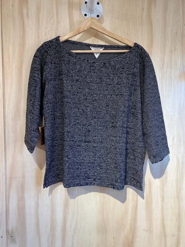 Conrado Gale Striped Boatneck Sweatshirt