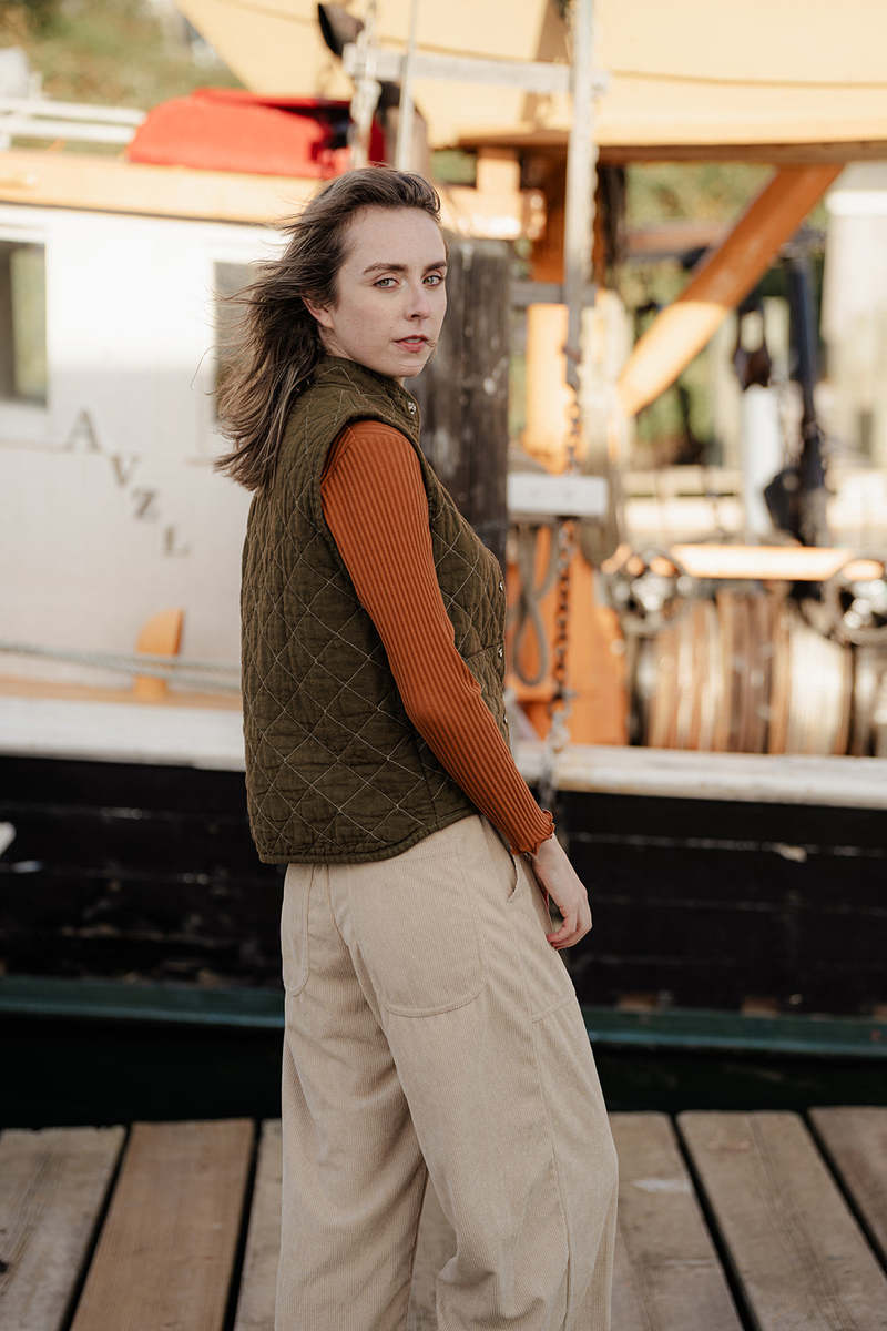 Conrado Lindsey Corduroy Pant - Cream