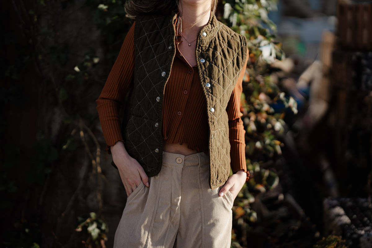 Conrado Lindsey Corduroy Pant - Cream - Image 4 of 16