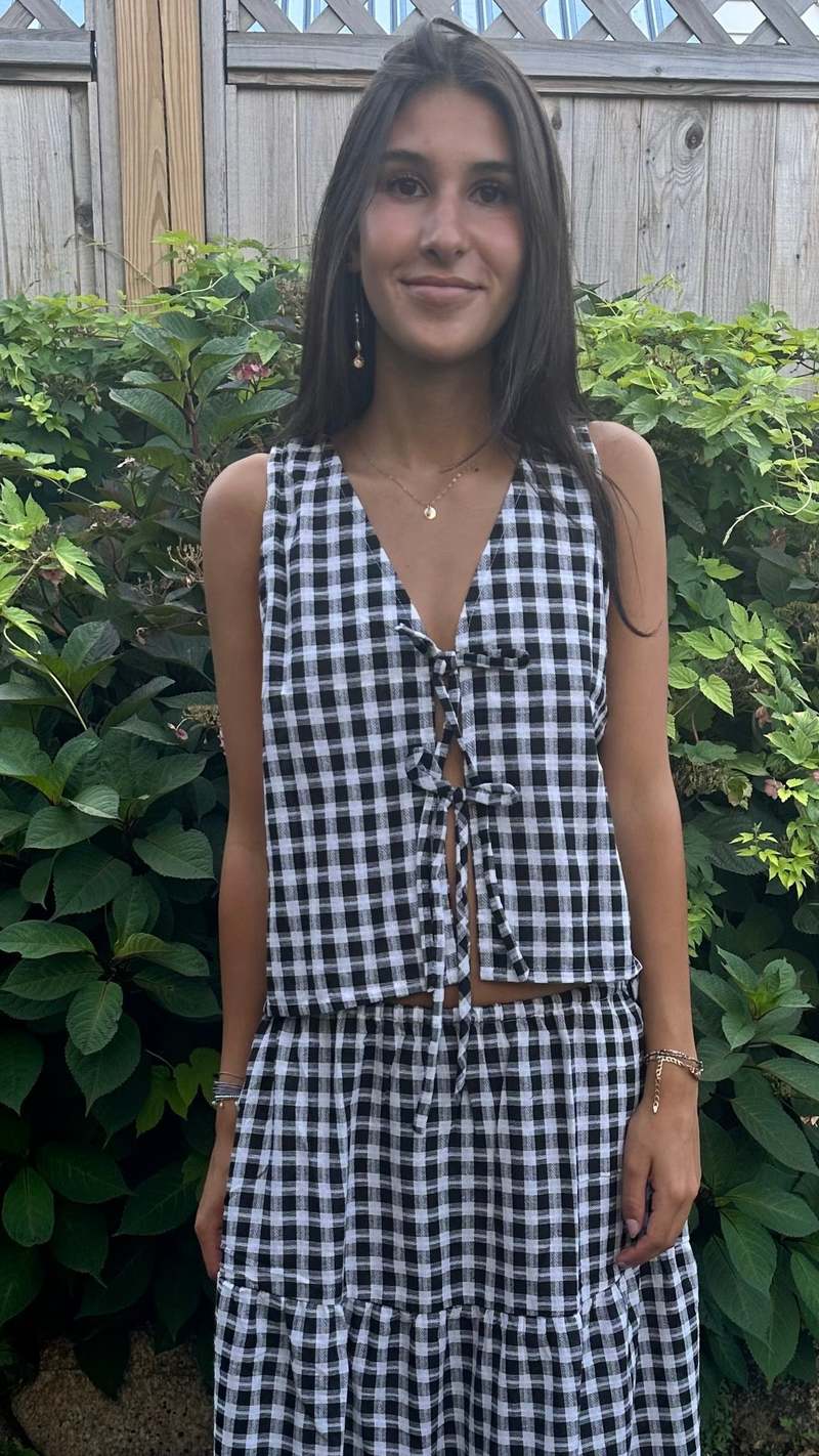 Conrado Rosalie Tied Tank Top