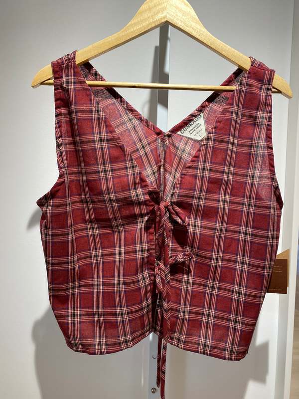 Conrado Rosalie Tied Tank Top