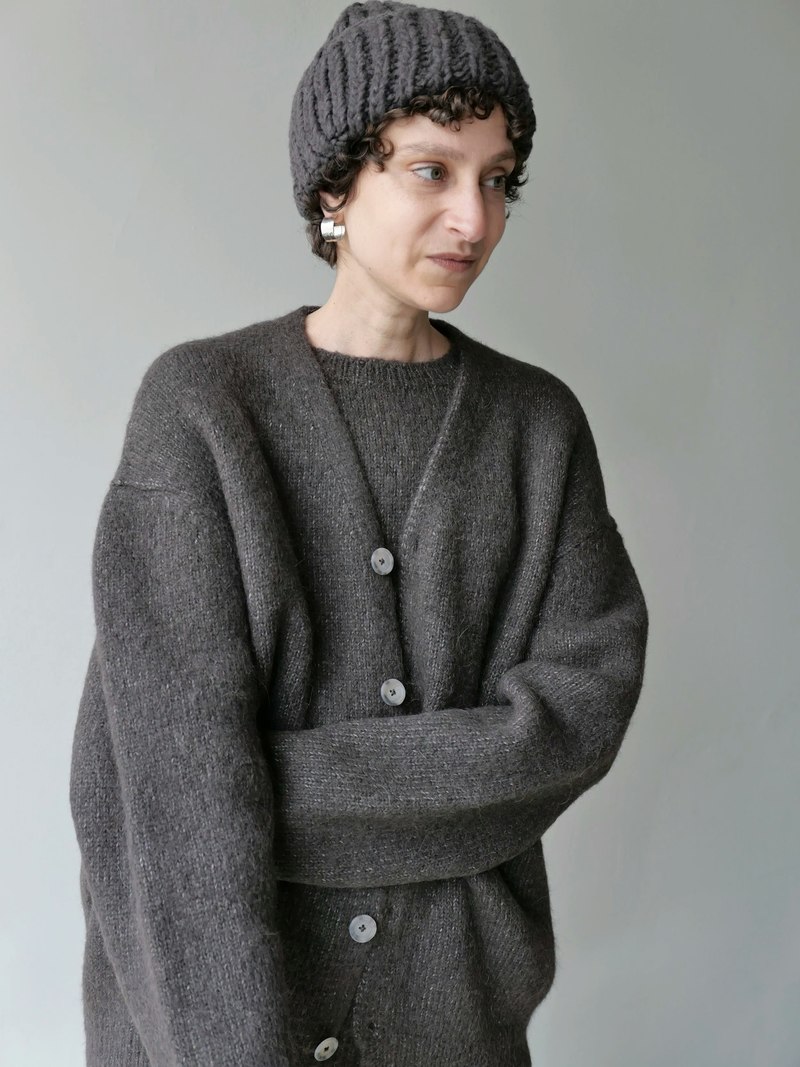 Lauren Manoogian Loft Cardigan - Coal