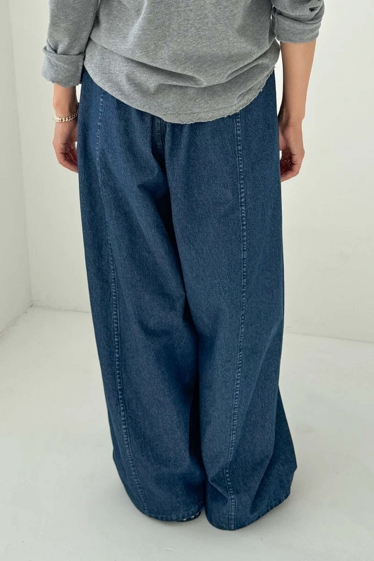 Le Bon Shoppe Parachute Pant - Denim Blue - Image 3 of 4
