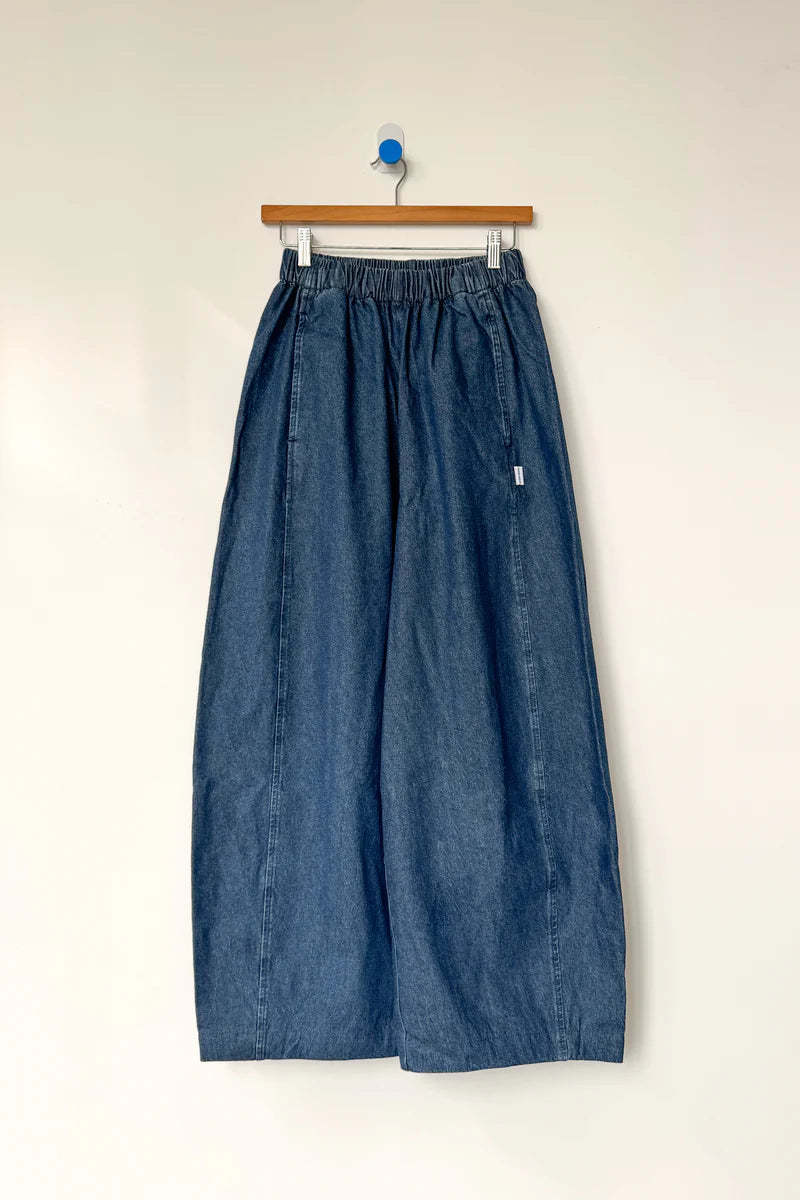 Le Bon Shoppe Parachute Pant - Denim Blue