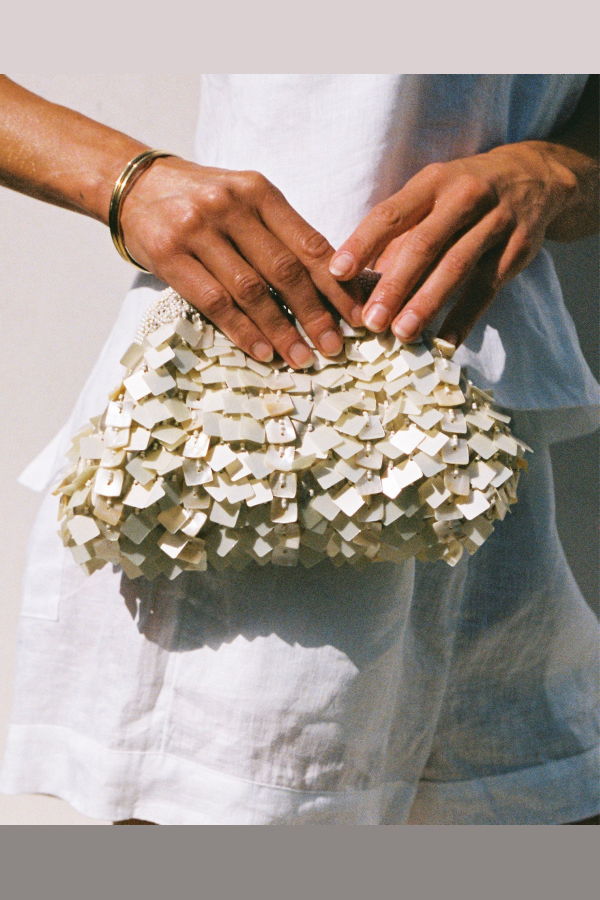 L*Space Vienna Clutch - Cream