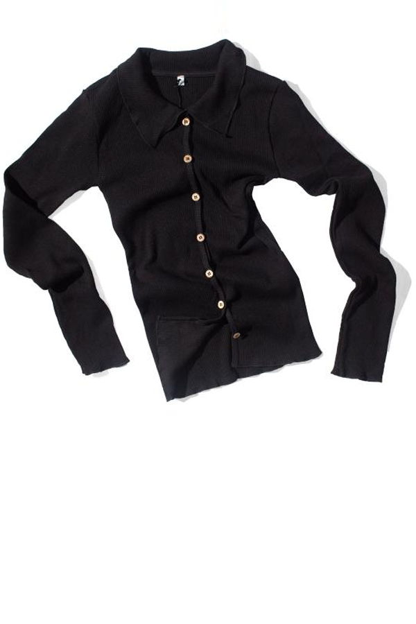 Baserange Cardigan - Black