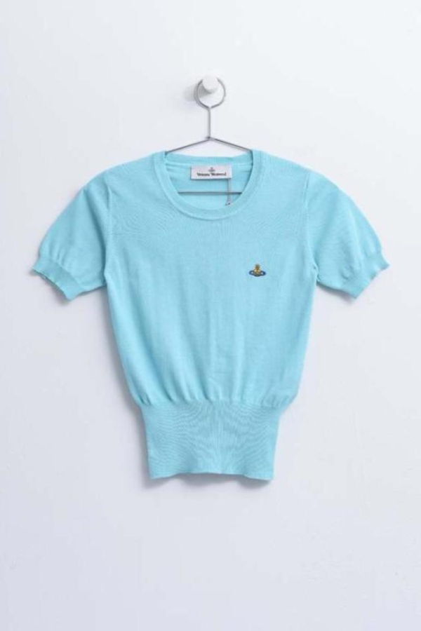 Vivienne Westwood 1803002QY001VL402 Sweater - Turquoise