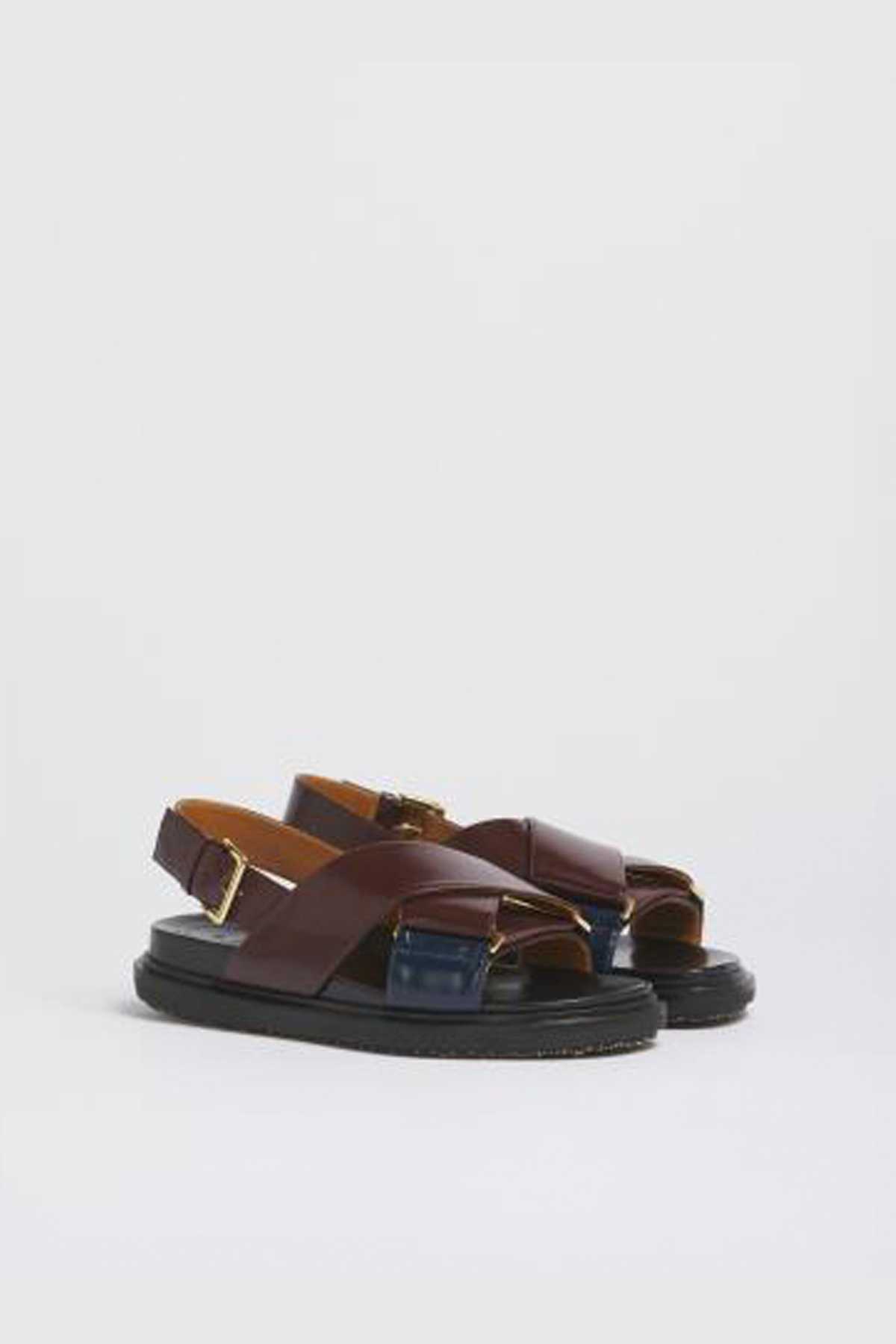 Marni Fussbett Leather Sandal - Image 2 of 4