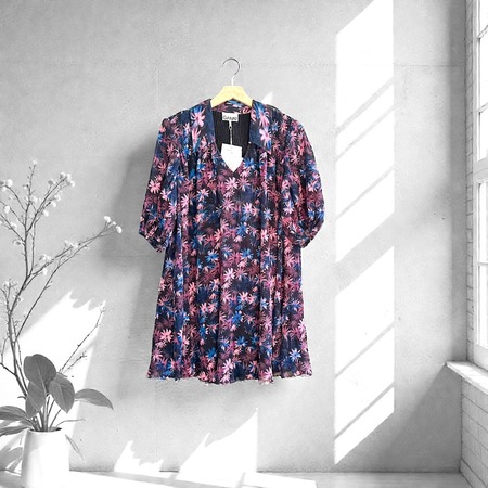 Ganni Horses Print Mini Dress - Multicolor | Garmentory