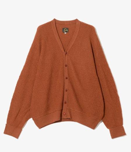 Needles Zipped Mohair Cardigan - Bordeaux | Garmentory
