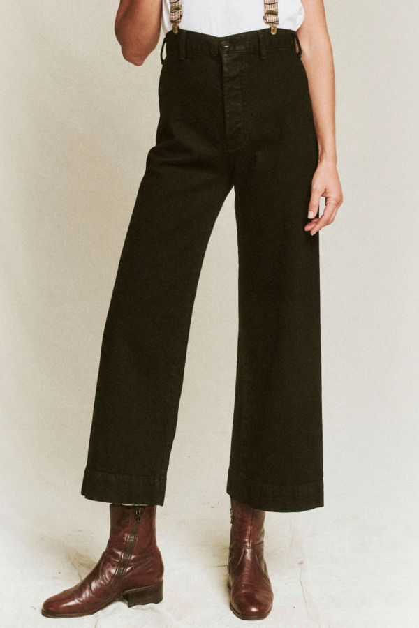 The Great. The Seafairer Jeans - Carbon