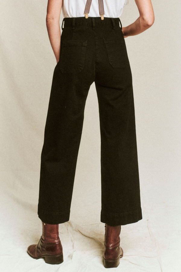 The Great. The Seafairer Jeans - Carbon