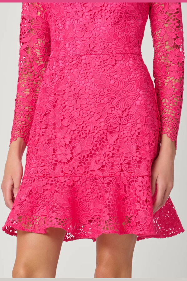 Shoshanna Gracie Dress - Magenta