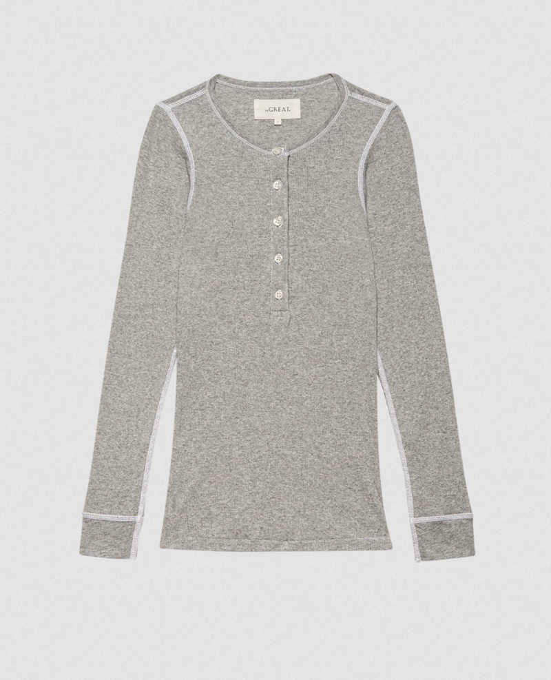 The Great. The Baby Rib Henley Top