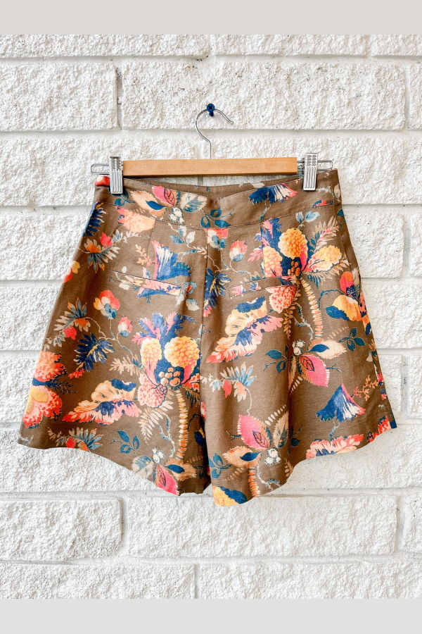 Hunter Bell Ashton Short Shorts - Olive Floral