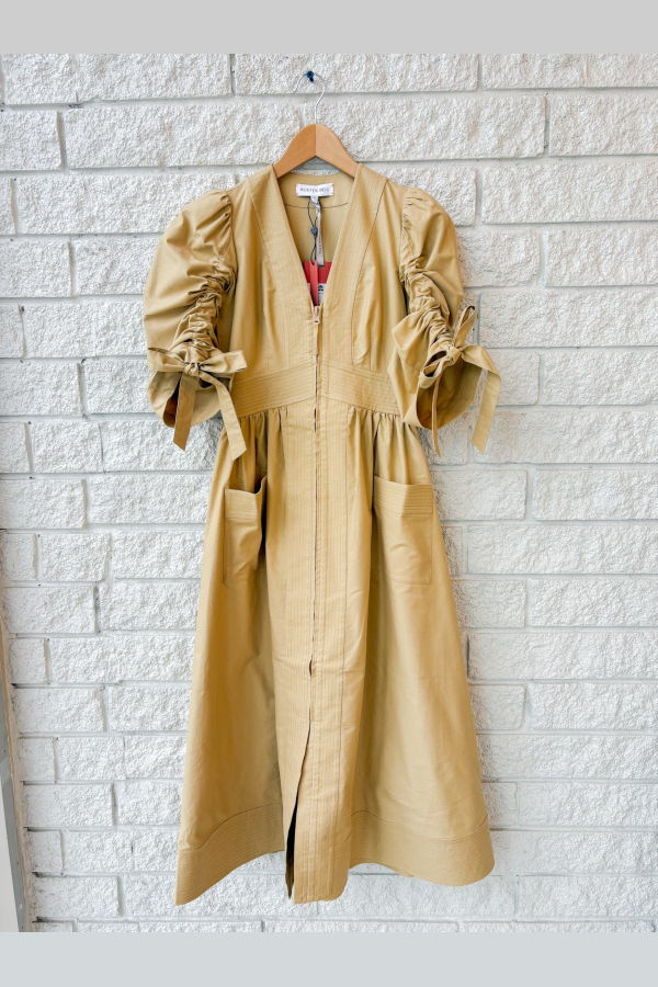 Hunter Bell Lavin Dress - British Khaki